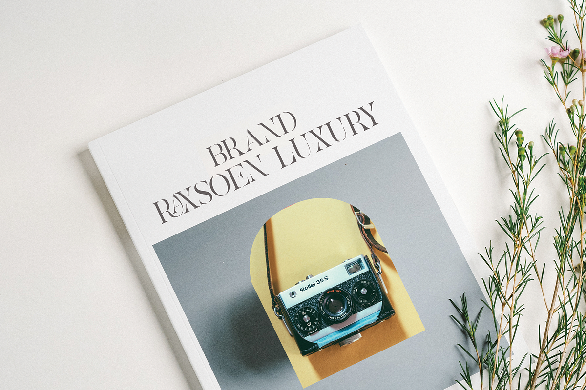 Raxsoen Luxury Serif Display, a Serif Font by LuhopCreative (Photo 6 of 12)