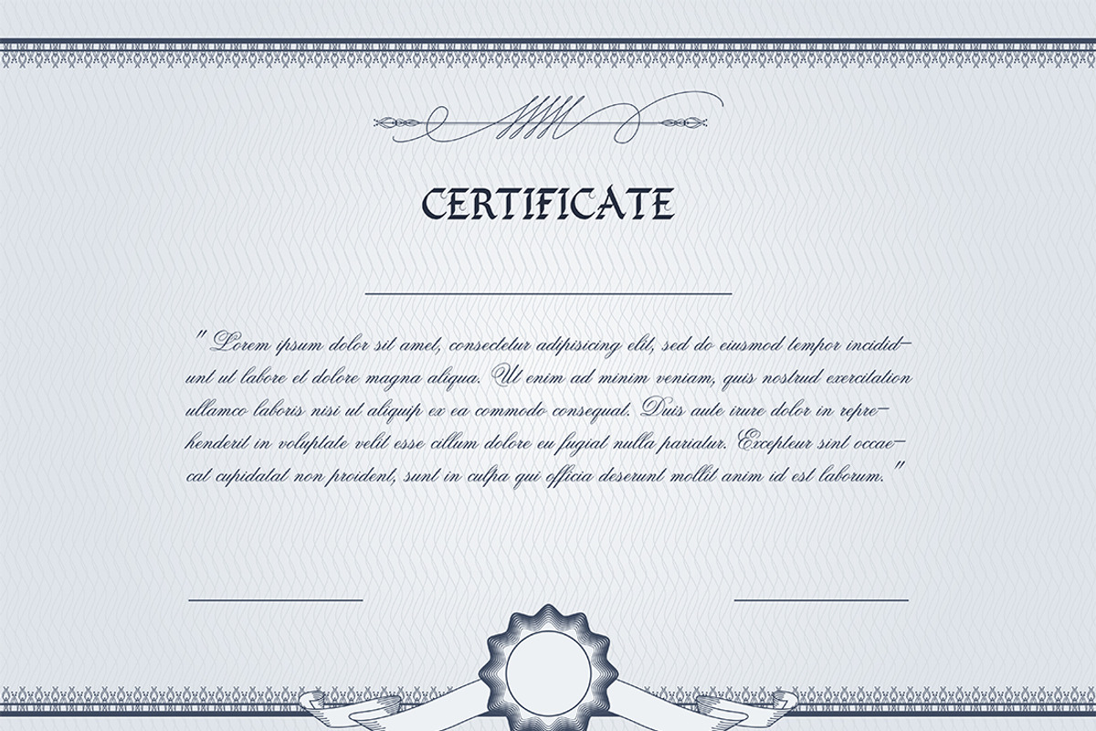 Certificate template, a Stationery Template by Natikka Art