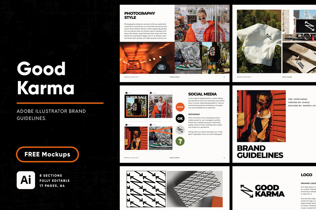 Clothing Brand Guidelines Template