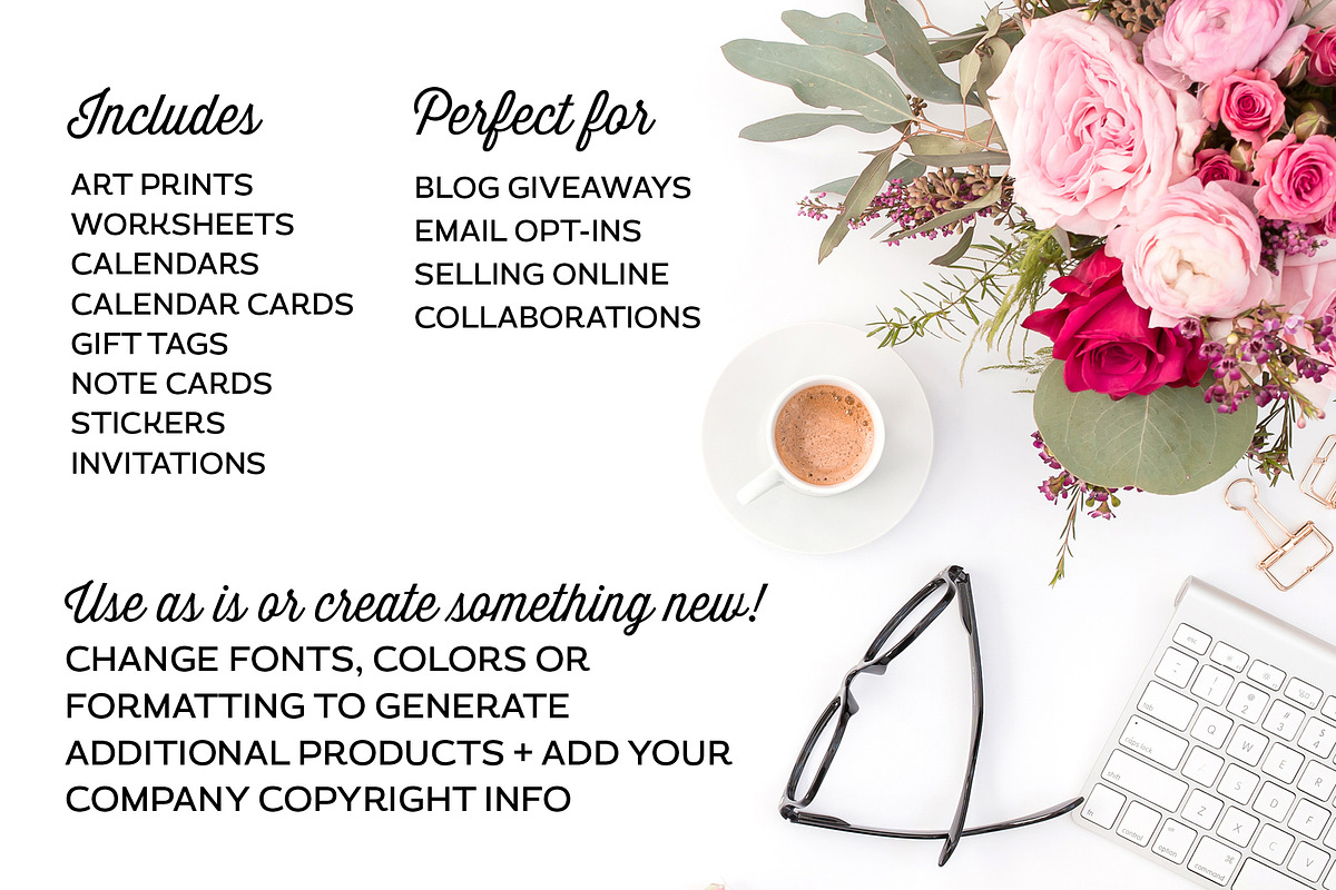 Premium Printable Template Bundle, a Stationery Template by Michelle Hickey Design (Photo 9 of 10)
