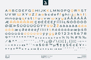 Exalted Extended, a Sans Serif Font by Zafara Studios (Thumbnail 5 of 12)