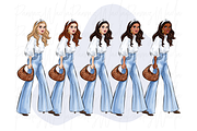 Fashion girls 49 clipart PNG, a Person Illustration by Parinaz Wadia Design (Thumbnail 2 of 10)