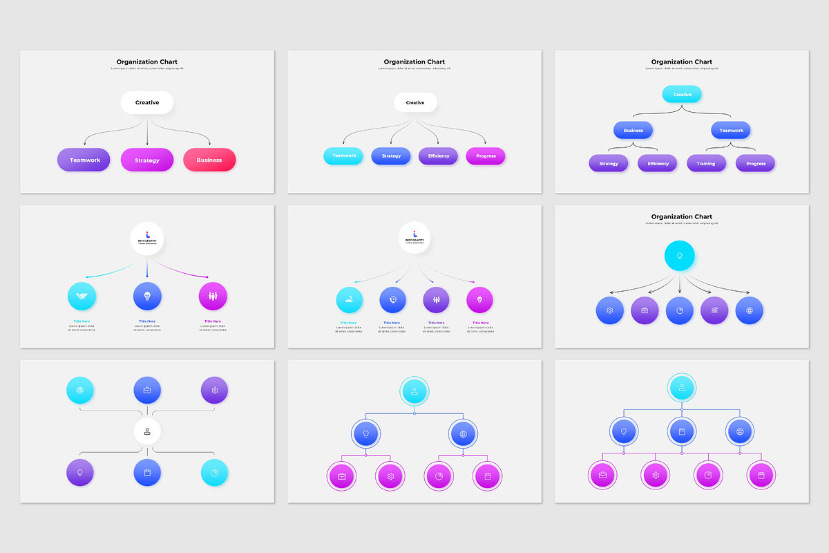Organizational Charts Templates, a Presentation Template by Abert (Photo 8 of 9)