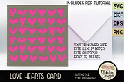 Love Hearts Card SVG Cutting File, an Invitation Template by Clikchic Designs (Thumbnail 2 of 5)