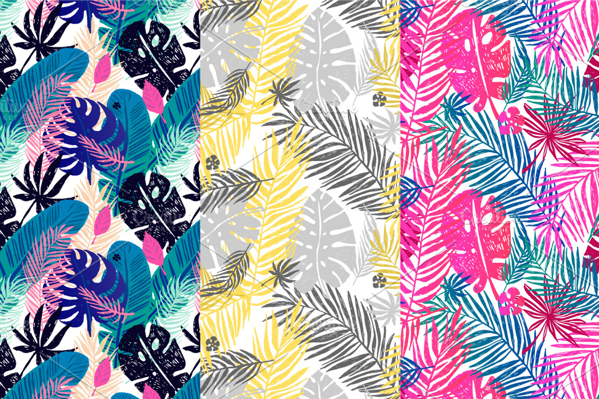 exotic tropical palm leaves, an Illustration by coconut_forest (Photo 2 of 5)