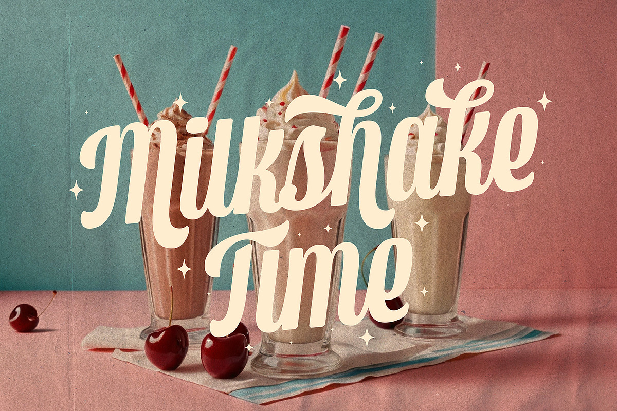 Curlvita – Retro Condensed Script, a Script Font by Abbasy Studio (Photo 9 of 9)