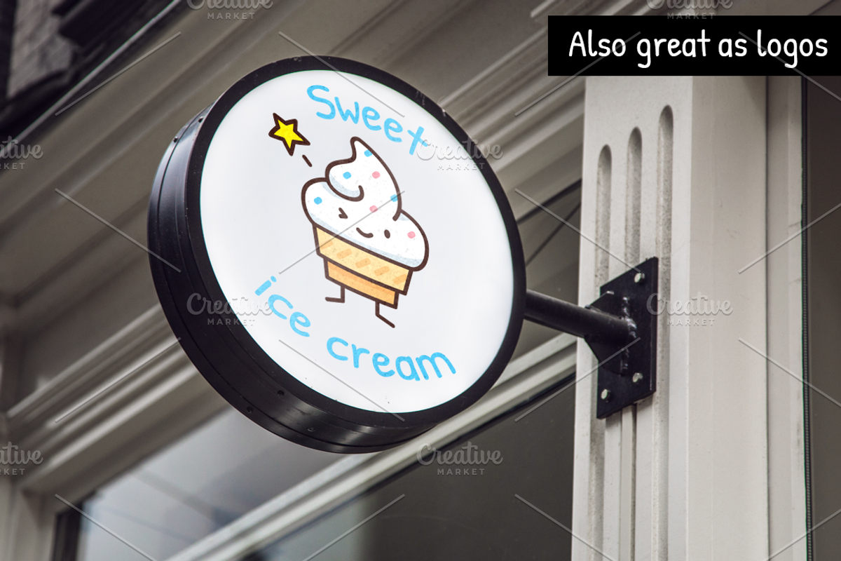 Food Doodle Toolkit, a Food Illustration by Manudesign (Photo 4 of 5)