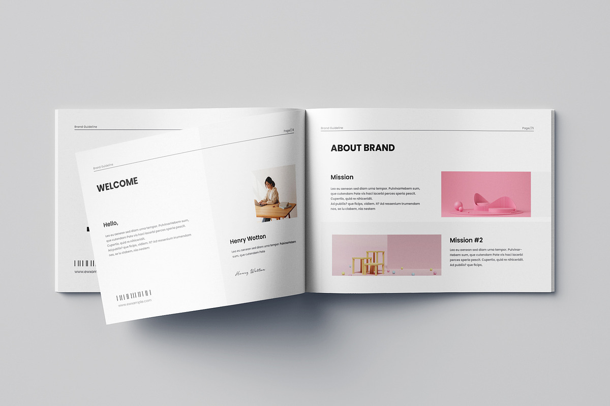 Brand Guidelines | Canva & word, a Brochure Template by HiveArts (Photo 3 of 13)