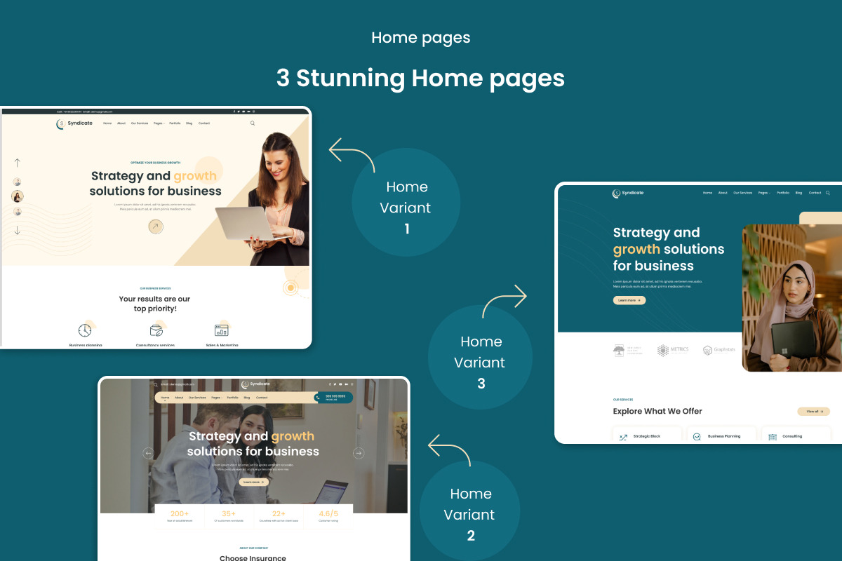 Boost Your Business Consulting Website with Syndicate: Figma UI ...