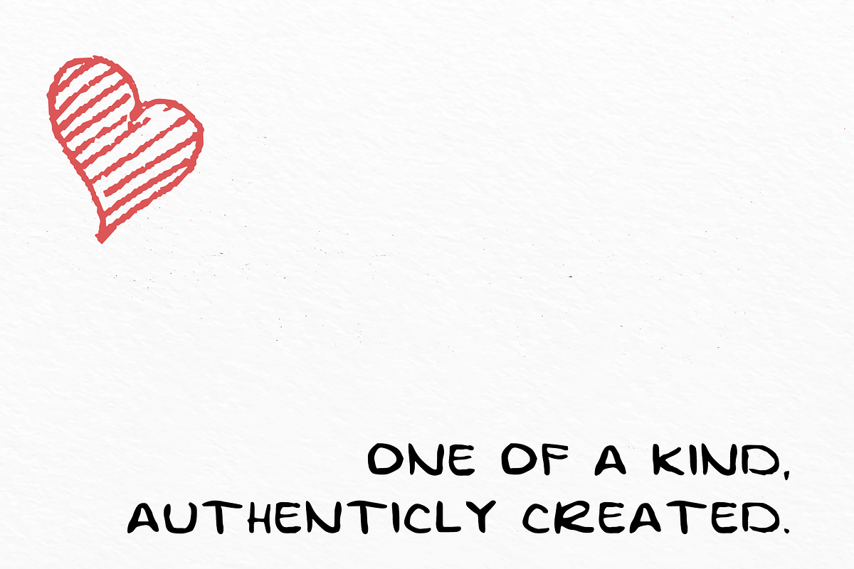Handwriting Font - Confessions, a Script Font by Arta's Workspace (Photo 2 of 5)