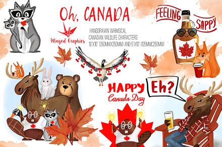 Oh Canada, illustrations