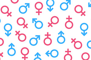Male Female Symbol, a Branding & Logo Template by Rhealea_Design