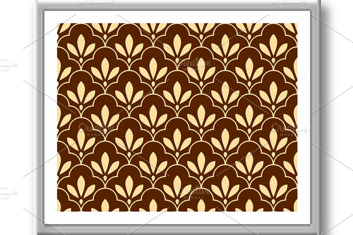 Flower geometric pattern., a Pattern Graphic by RODINA (Photo 3 of 3)