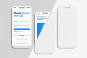 Phone Screen Mockup, a Product Mockup by graphypix (Thumbnail 4 of 4)