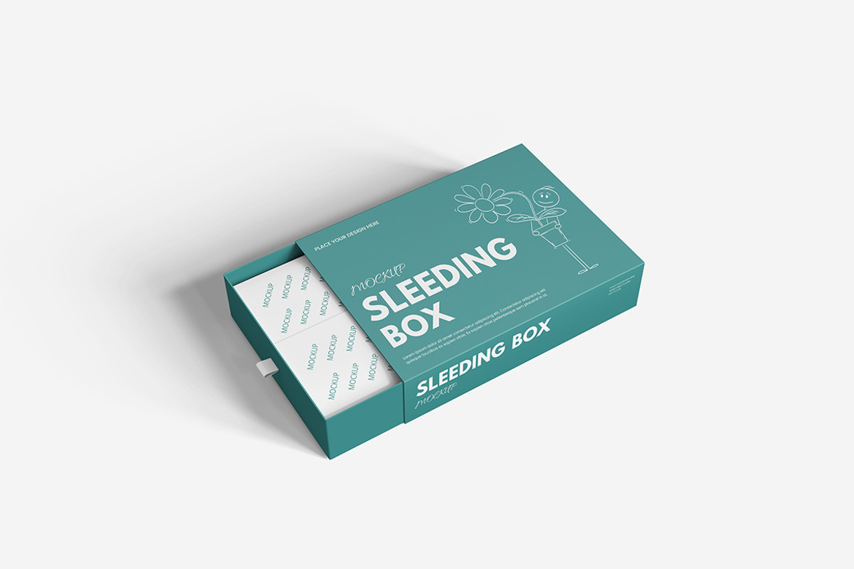 Sleeding Box Mockup, a Product Mockup by Indah (Photo 5 of 6)