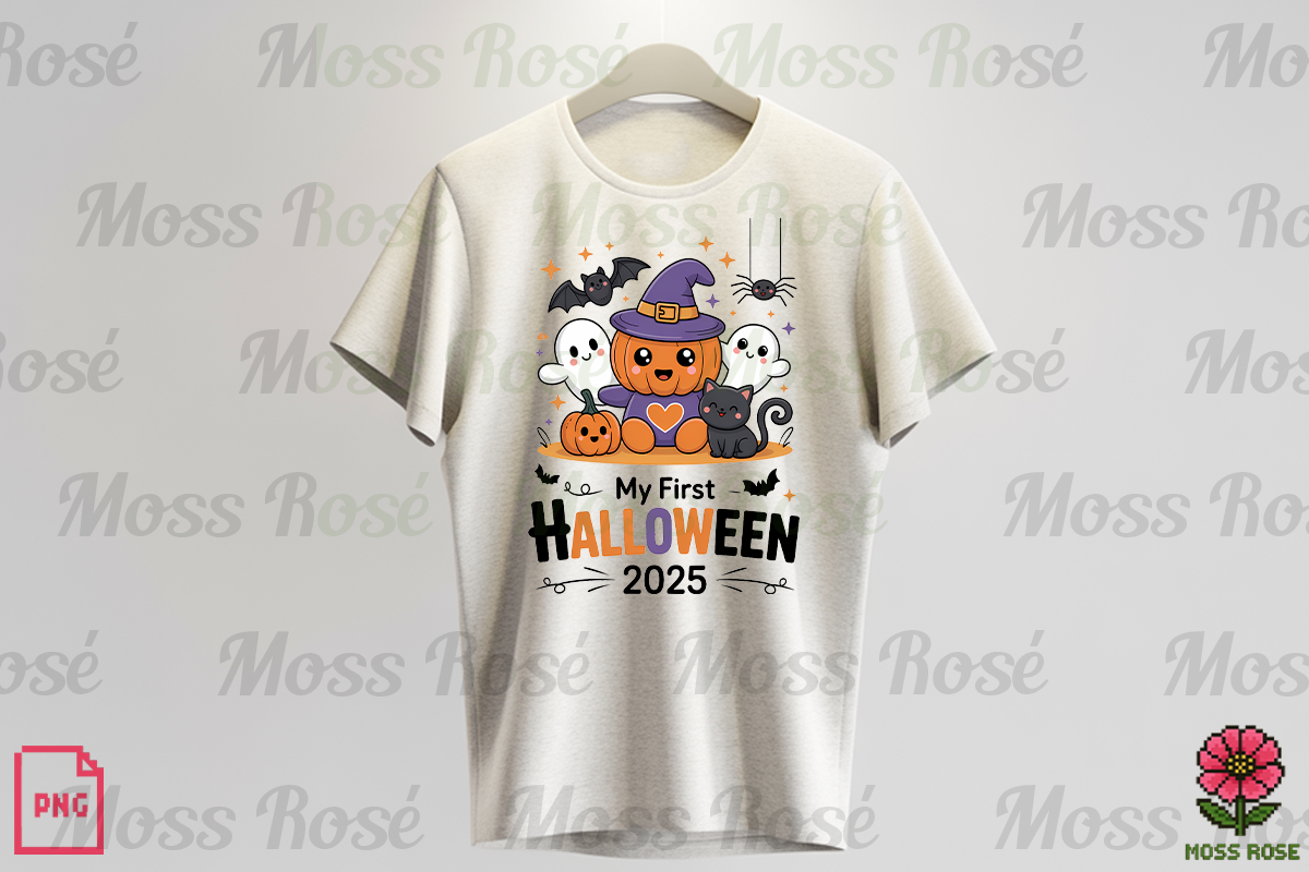 My First Halloween 2025 Art, a Graphic by Moss Rose (Photo 3 of 3)
