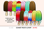 Ice Cream Treats Clipart, a Food Illustration by SLS Lines (Thumbnail 4 of 5)