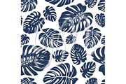 Tropical Leaves Seamless patterns, an Illustration by GraphicMarket (Thumbnail 3 of 5)
