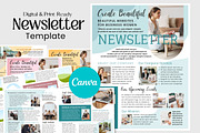 Businesswoman Canva Newsletter, an Email Template by PixelCraft (Thumbnail 1 of 15)
