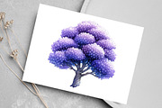 Watercolor Christmas Tree Clipart, an Illustration by Canvas Craft (Thumbnail 5 of 8)