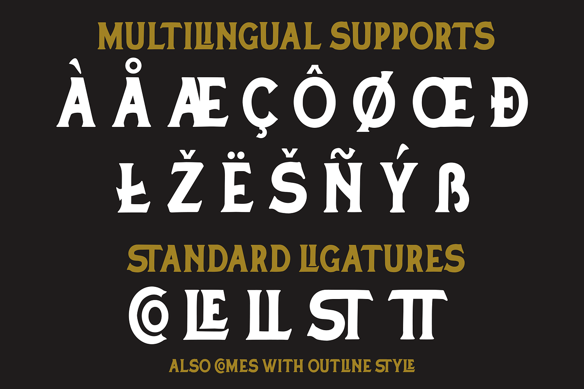 Claryas + Extras, a Serif Font by Sitintahitam (Photo 7 of 9)