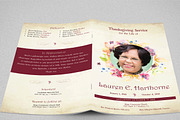 Watercolor Funeral Program Template, a Templates & Theme by Godserv Designs (Thumbnail 5 of 6)