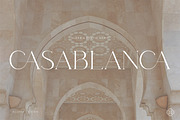 Casablanca - Sleek & Exotic Serif, a Serif Font by Alubia design (Thumbnail 1 of 11)