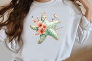 Whimsical summer floral Clipart, an Illustration by Designworld (Thumbnail 7 of 8)
