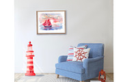 Watercolor nautical illustration, an Object Illustration by AkvarelRiver (Thumbnail 8 of 18)
