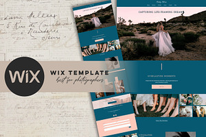 Wix Photography Website Template, a Wix Template by Design House