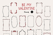 BE MY VALENTINE romantic line art, a Decorative Illustration by long summer (Thumbnail 9 of 14)