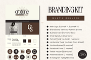 Canva Modern Branding Kit Template, a Branding & Logo Template by Branding Babe Co. (Thumbnail 2 of 9)