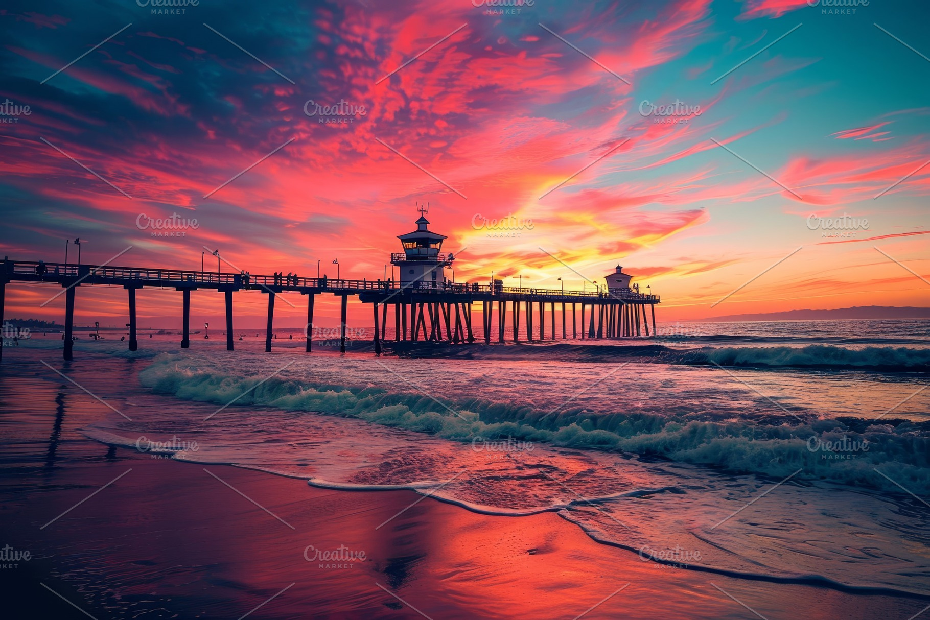 A breathtaking sunset paints the sky, a Photo by Tanuart