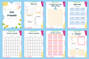 Full Year Activities Kids Planner