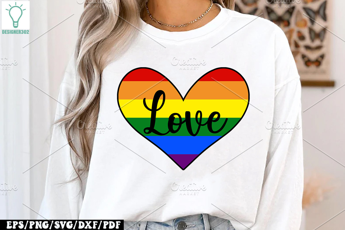 LGBTQ Pride SVG Bundle , Gay Pride, a Graphic by Designer302 (Photo 13 of 26)