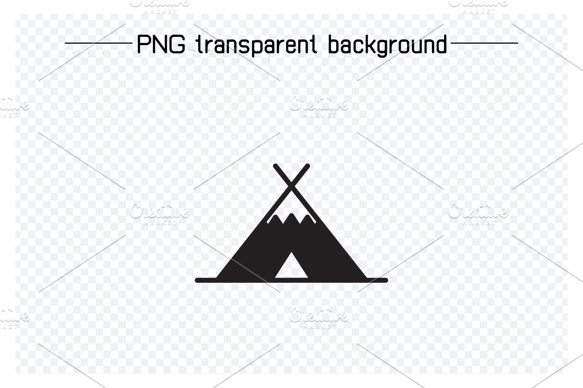 Camping Tent Icons, a Solid Icon by Designfour (Photo 3 of 7)