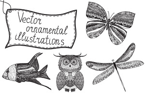 Vector Ornamental Illustrations