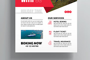 Travel Flyer Design Layout, a Flyer Template by MightyDesign (Thumbnail 3 of 8)
