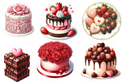 Valentine Clipart Valentine Cake, an Illustration by Designworld (Thumbnail 5 of 6)