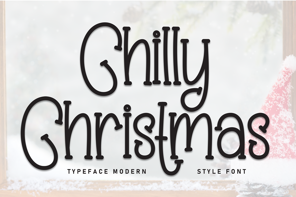 Chilliy Christmas | Script Font, a Script Font by Scratchones (Photo 1 of 8)