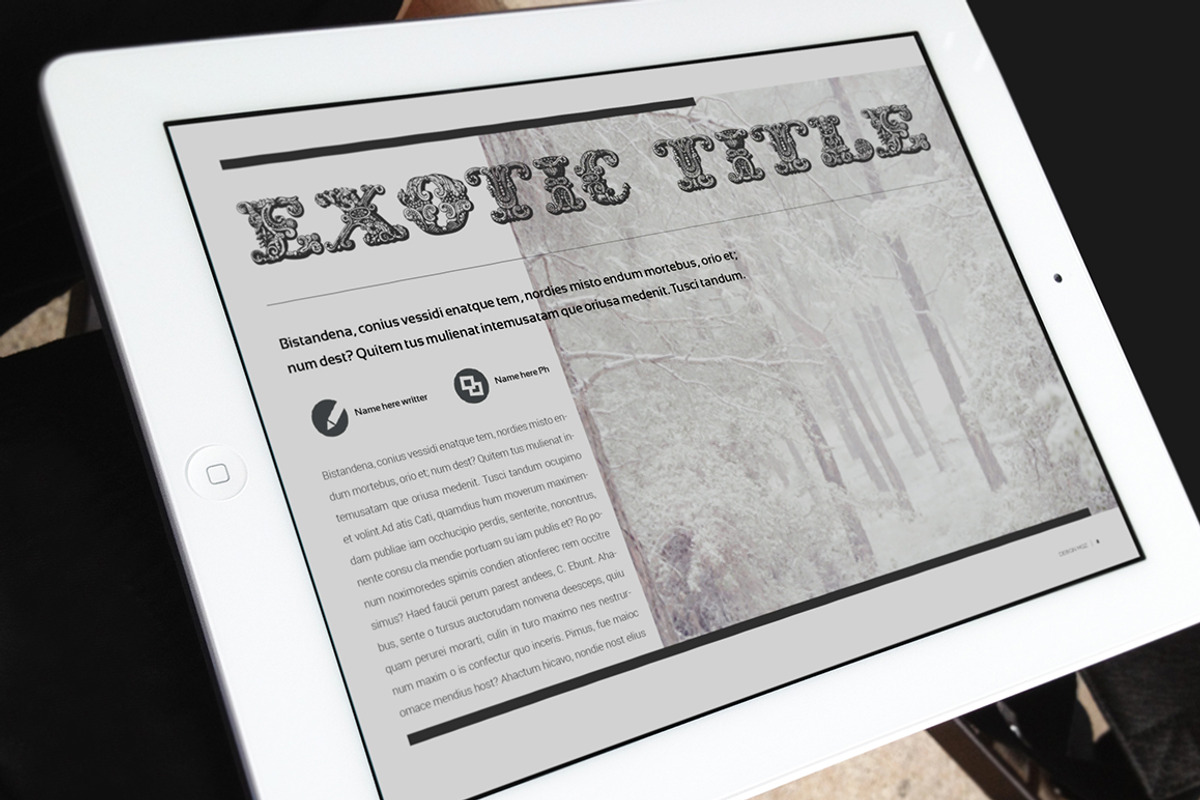 Design MGZ 8 for Tablet, a Magazine Template by Luuqas Design (Photo 3 of 14)