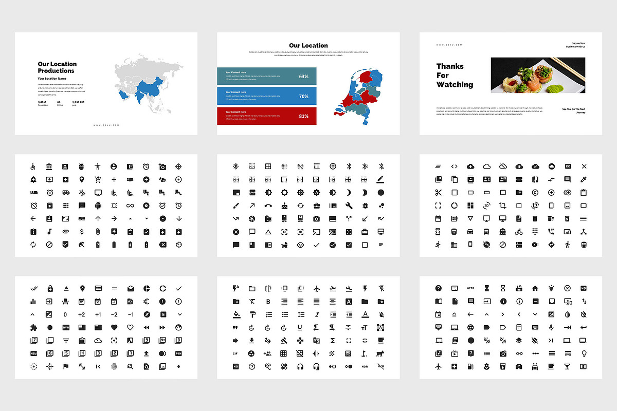 Ceku : Food Business Google Slides, a Presentation Template by Punkl Camp (Photo 5 of 9)