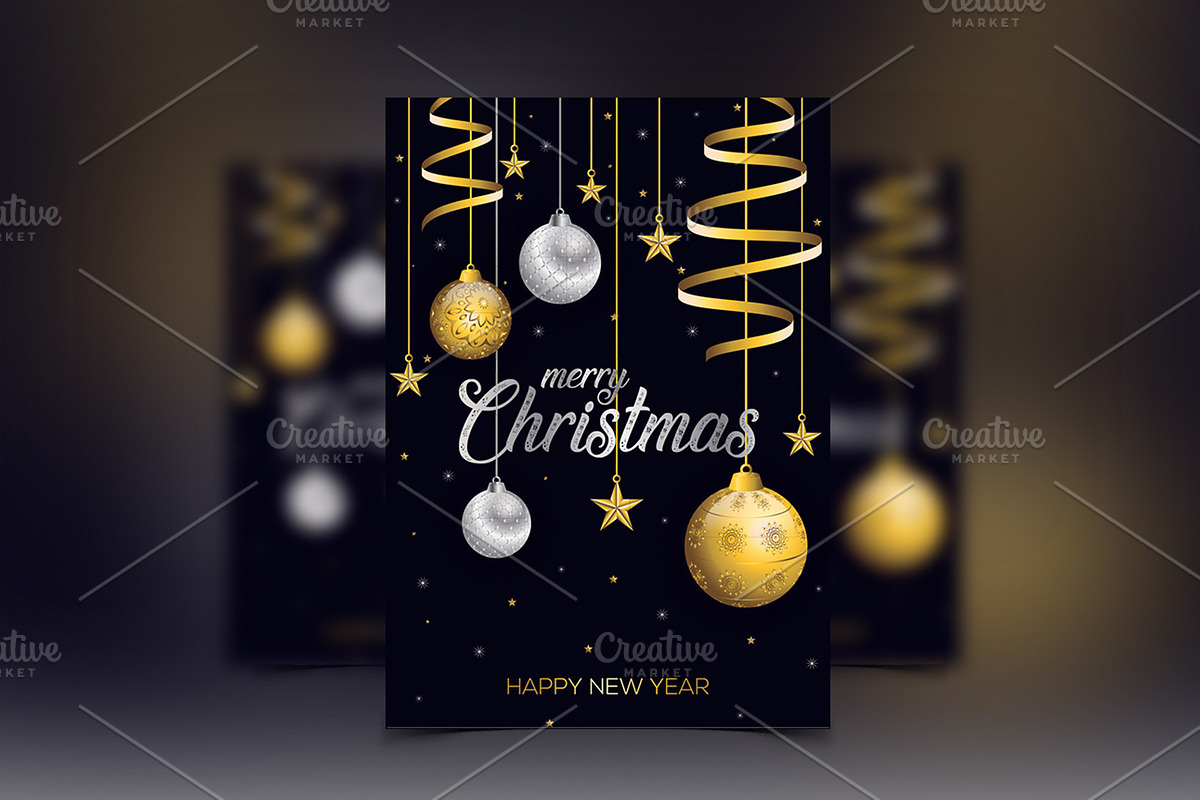 Christmas & New Year Flyer Template, a Flyer Template by zahidhossainalif (Photo 2 of 5)