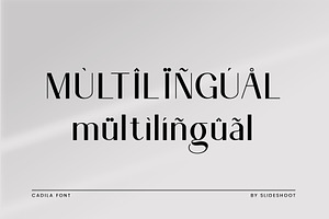 Cadila Sans Serif Font