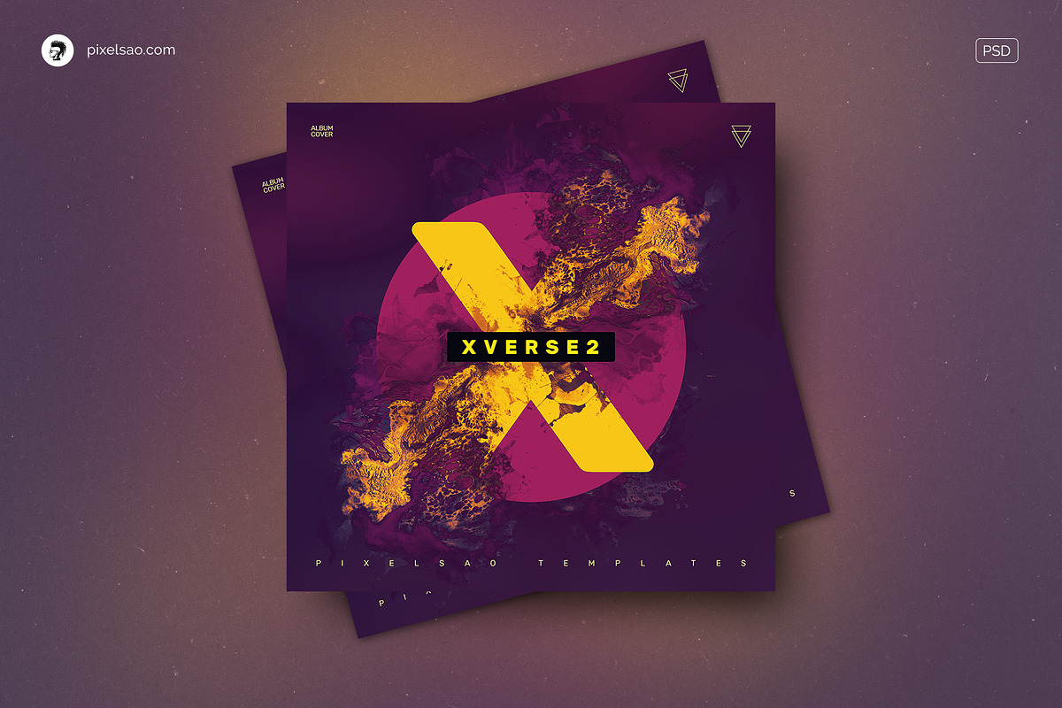 Xverse 2 – Album Cover Art Template, a Social Media Template by pixelsao (Photo 1 of 2)