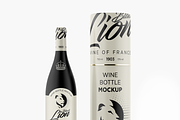Matte Glass Wine Bottle Mockup, a Product Mockup by Green Art (Thumbnail 8 of 10)