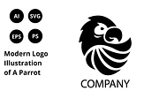 Modern Logo Illustration of A Parrot, a Branding & Logo Template by Diya Studio (Thumbnail 1 of 3)