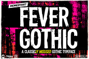 Fever Gothic, a Sans Serif Font by Remedy667 (Thumbnail 1 of 5)