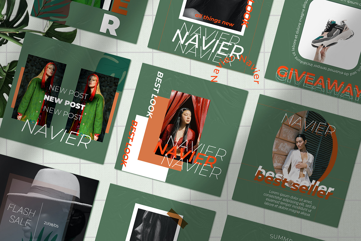 NAVIER 2 Instagram Post and Stories, a Social Media Template by Compaq_Creative (Photo 2 of 10)