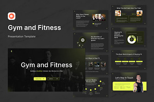 Gym and Fitness Presentation PPT, a Presentation Template by Antstheme